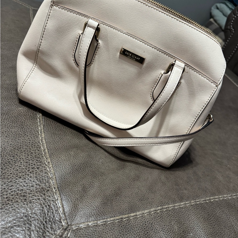 Kate Spade Cream Satchel Bag